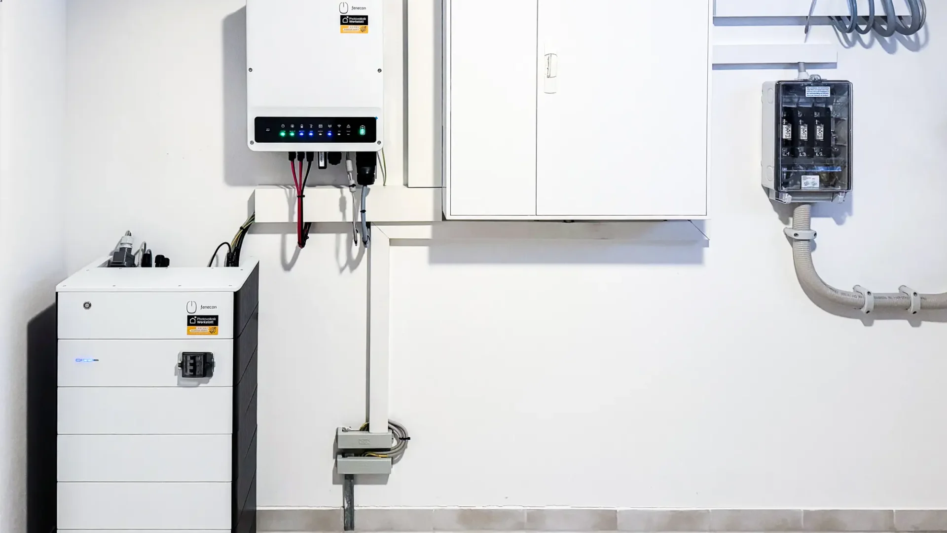 Photovoltaik-Wechselrichter und Stromspeicher für Einfamilienhaus zur Erhöhung der Energieunabhängigkeit